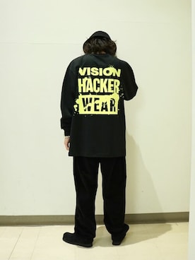 「WP（ダブリューピー）のアイテム（トップス）」を使った、ARKnets STAFFさん（メンズ・168cm）の夏コーディネート