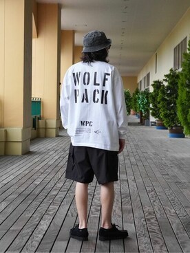 「WP（ダブリューピー）のアイテム」を使った、ARKnets STAFFさん（メンズ・168cm）の夏コーディネート