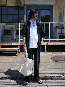 ARKnets STAFFさん（メンズ・178cm）の夏コーディネート