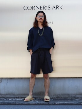 ARKnets STAFFさん（メンズ・173cm）の夏コーディネート