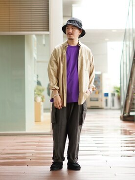 PORT BY ARK / ポートバイアーク：Regular Collar Shirt：PO11-SH001