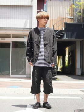 ARKnets STAFFさん（メンズ・173cm）の夏コーディネート