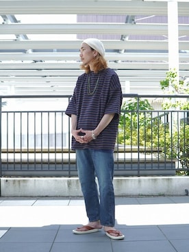 「フラッグスポーツ」｜ARKnets STAFFさん（メンズ・171cm）の夏コーディネート