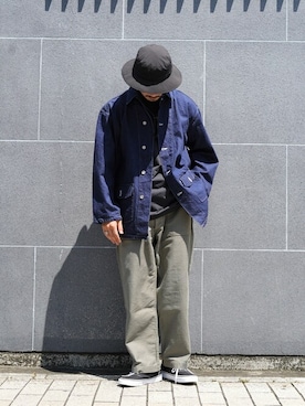 ARKnets STAFFさんの（REMI RELIEF NAVY LABEL | レミレリーフネイビーレーベル）を使ったコーディネート