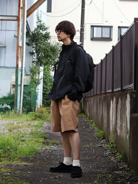 「WILD THINGS（ワイルドシングス）のアイテム（ナイロンジャケット）」を使った、ARKnets STAFFさん（メンズ・181cm）の夏コーディネート