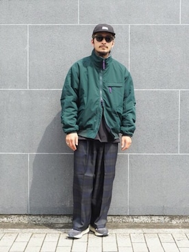 「ABU GARCIA（アブ・ガルシア）のアイテム（帽子）」を使った、ARKnets STAFFさん（メンズ・178cm）の夏コーディネート