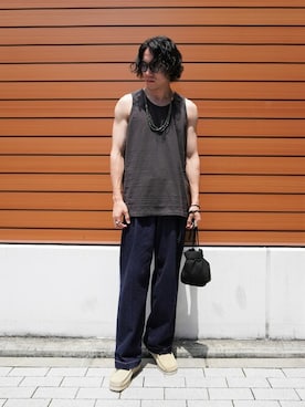 「フラッグスポーツ」｜ARKnets STAFFさん（メンズ・169cm）の夏コーディネート