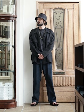 「ポートバイアーク」｜「アイテム（その他アウター）」を使った、ARKnets STAFFさん（メンズ・174cm）の秋コーディネート
