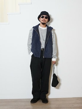 「Danner（ダナー）のアイテム（ブーツ）」を使った、ARKnets STAFFさん（メンズ・178cm）の秋コーディネート