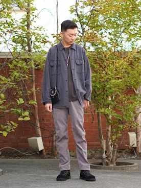 ARKnets STAFFさんの（REMI RELIEF NAVY LABEL | レミレリーフネイビーレーベル）を使ったコーディネート