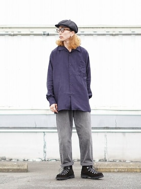 「Danner（ダナー）のアイテム（ブーツ）」を使った、ARKnets STAFFさん（メンズ・169cm）の秋コーディネート