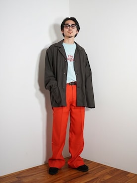 「Padmore&Barnes（パドモア&バーンズ）のアイテム」を使った、ARKnets STAFFさん（メンズ・175cm）の秋コーディネート
