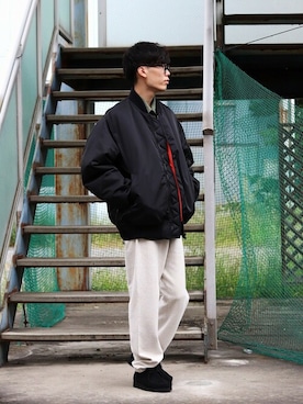 「ARKnets（アークネッツ）のアイテム」を使った、ARKnets STAFFさん（メンズ・176cm）の秋コーディネート