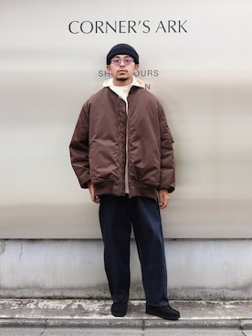 「ARKnets（アークネッツ）のアイテム」を使った、ARKnets STAFFさん（メンズ・173cm）の秋コーディネート