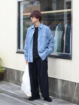 「ARKnets（アークネッツ）のアイテム」を使った、ARKnets STAFFさん（メンズ・178cm）の秋コーディネート