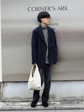 「ARKnets（アークネッツ）のアイテム」を使った、ARKnets STAFFさん（メンズ・176cm）の秋コーディネート