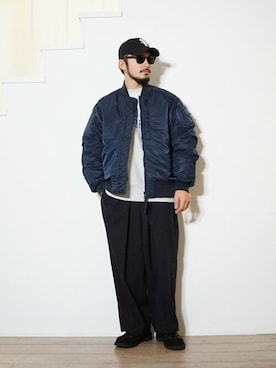 「Danner（ダナー）のアイテム（ブーツ）」を使った、ARKnets STAFFさん（メンズ・178cm）の秋コーディネート