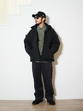 「Danner（ダナー）のアイテム（ブーツ）」を使った、ARKnets STAFFさん（メンズ・178cm）の秋コーディネート