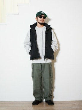 「Danner（ダナー）のアイテム（ブーツ）」を使った、ARKnets STAFFさん（メンズ・178cm）の秋コーディネート