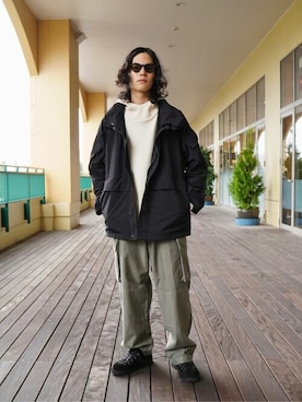 「Danner（ダナー）のアイテム（ブーツ）」を使った、ARKnets STAFFさん（メンズ・170cm）の秋コーディネート