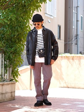 「Danner（ダナー）のアイテム（ブーツ）」を使った、ARKnets STAFFさん（メンズ・172cm）の秋コーディネート