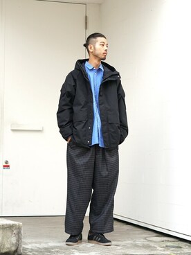 「GOLDWIN（ゴールドウィン）のアイテム」を使った、ARKnets STAFFさん（メンズ・185cm）の秋コーディネート