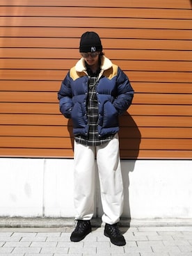 「Danner（ダナー）のアイテム（ブーツ）」を使った、ARKnets STAFFさん（メンズ・169cm）の秋コーディネート