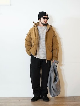 「Danner（ダナー）のアイテム（ブーツ）」を使った、ARKnets STAFFさん（メンズ・178cm）の秋コーディネート