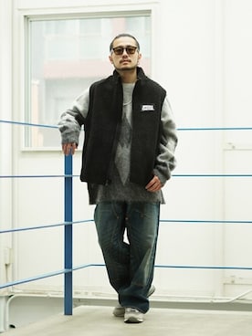 「ABU GARCIA（アブ・ガルシア）のアイテム」を使った、ARKnets STAFFさん（メンズ・164cm）の秋コーディネート