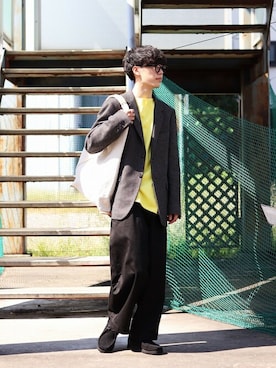 「ARKnets（アークネッツ）のアイテム」を使った、ARKnets STAFFさん（メンズ・176cm）の秋コーディネート