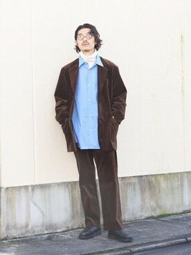 「ポートバイアーク」｜「アイテム（その他アウター）」を使った、ARKnets STAFFさん（メンズ・173cm）の秋コーディネート