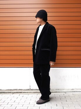 「ポートバイアーク」｜「アイテム（その他アウター）」を使った、ARKnets STAFFさん（メンズ・173cm）の秋コーディネート