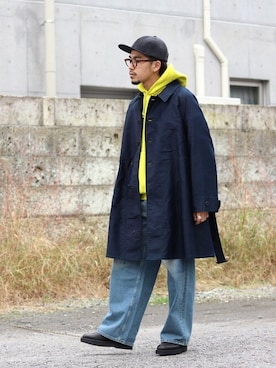 「THE LETTERING」｜ARKnets STAFFさん（メンズ・173cm）の秋コーディネート