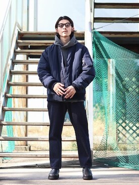 「ARKnets」｜ARKnets STAFFさん（メンズ・173cm）の秋コーディネート