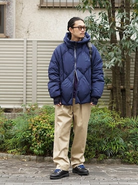「ARKnets（アークネッツ）のアイテム」を使った、ARKnets STAFFさん（メンズ・178cm）の冬コーディネート