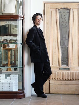 「ポートバイアーク」｜「アイテム（その他アウター）」を使った、ARKnets STAFFさん（メンズ・175cm）の冬コーディネート