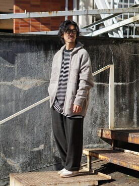 ARKnets STAFFさん（メンズ・169cm）の冬コーディネート