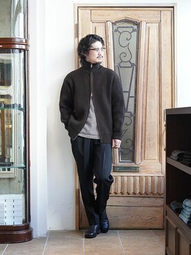「アークネッツ」｜ARKnets STAFFさん（メンズ・175cm）の冬コーディネート