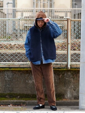ARKnets STAFFさん（メンズ・178cm）の冬コーディネート