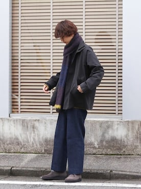 「アークネッツ」｜ARKnets STAFFさん（メンズ・181cm）の冬コーディネート