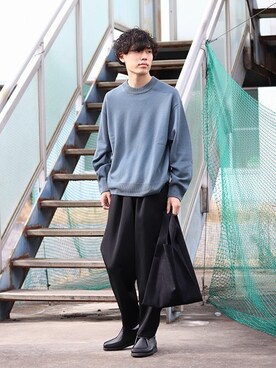 「アークネッツ」｜ARKnets STAFFさん（メンズ・176cm）の冬コーディネート