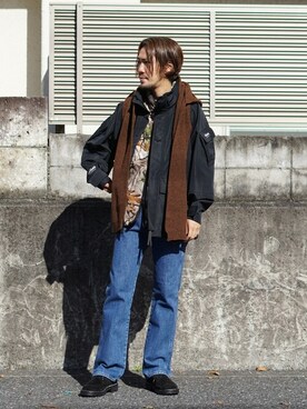 ARKnets STAFFさん（メンズ・178cm）の冬コーディネート