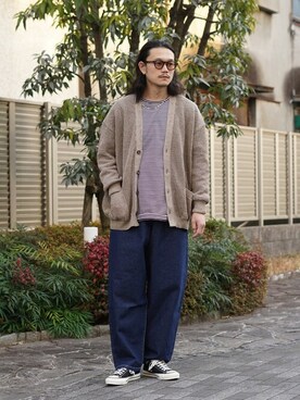 「BALLAST ARK（バラストアーク）のアイテム」を使った、ARKnets STAFFさん（メンズ・178cm）の冬コーディネート