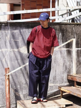 「SLOW」｜ARKnets STAFFさん（メンズ・178cm）の春コーディネート