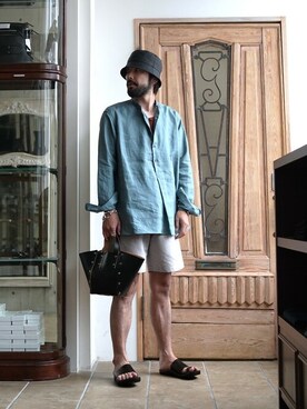 ARKnets STAFFさん（メンズ・174cm）の夏コーディネート