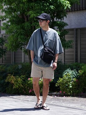 「Ocean pacific」｜ARKnets STAFFさん（メンズ・172cm）の夏コーディネート