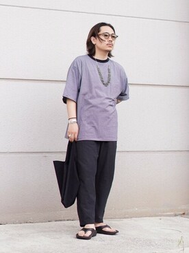 ARKnets STAFFさん（メンズ・169cm）の夏コーディネート