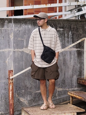 ARKnets STAFFさん（メンズ・172cm）の夏コーディネート