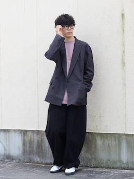 「ポートバイアーク」｜「アイテム（ジャケット/アウター）」を使った、ARKnets STAFFさん（メンズ・176cm）の秋コーディネート