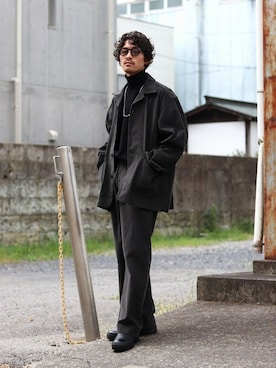 「ポートバイアーク」｜「アイテム（その他アウター）」を使った、ARKnets STAFFさん（メンズ・173cm）の秋コーディネート